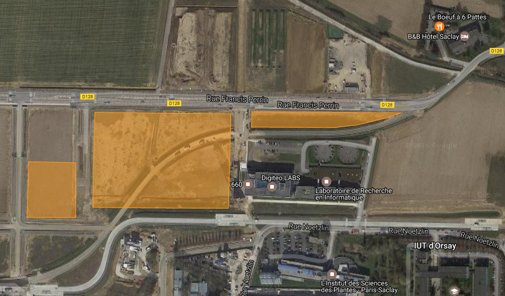 Emprise chantier ENS Paris-Saclay