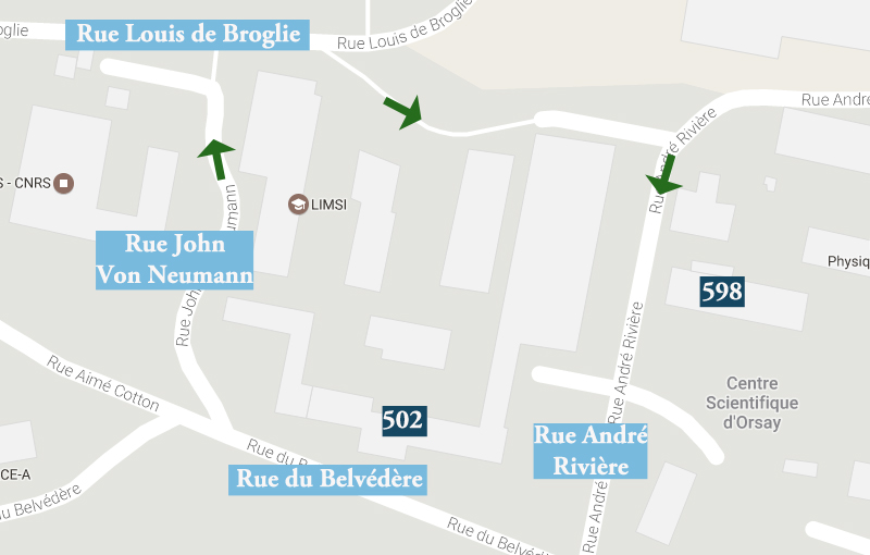 Accès piéton au restaurant du CESFO