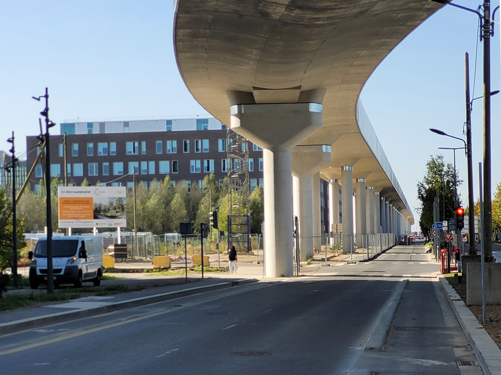 Viaduc de la ligne 18 - Palaiseau